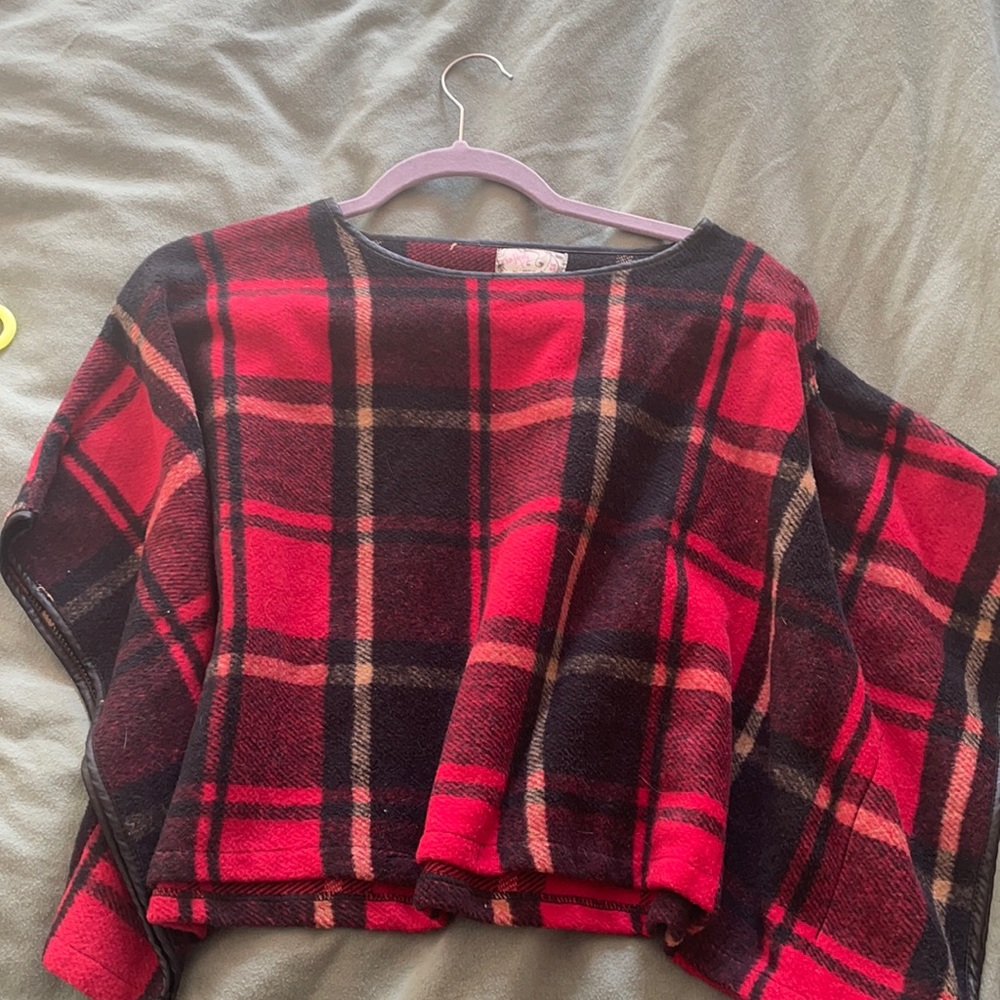 Free people poncho one size
